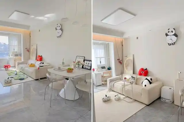 发现一位网友的家,因“穷装”而走红,耐看又实用,引来邻居的羡慕(图10) 简约舒适家_小户型实用装修设计_小户型客厅装饰效果图