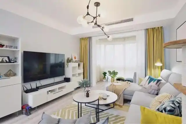 小户型客厅装修效果图,你喜欢哪一种?(图8) 小户型客厅装修效果图_小户型客厅收纳设计_小户型客厅装饰效果图