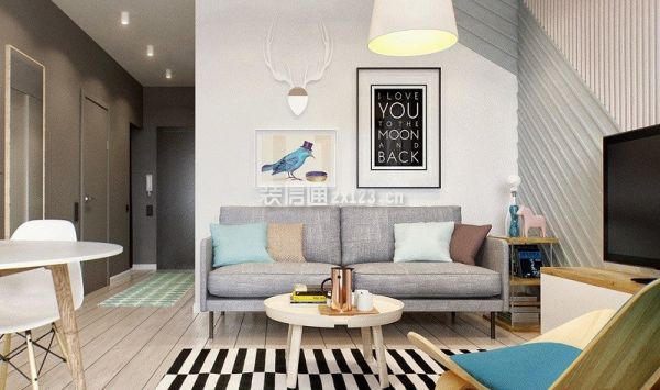 10平米客厅怎么装修?10平米客厅装修效果图(图4) 10平米客厅装修技巧_小户型客厅装饰效果图_小户型客厅设计方法