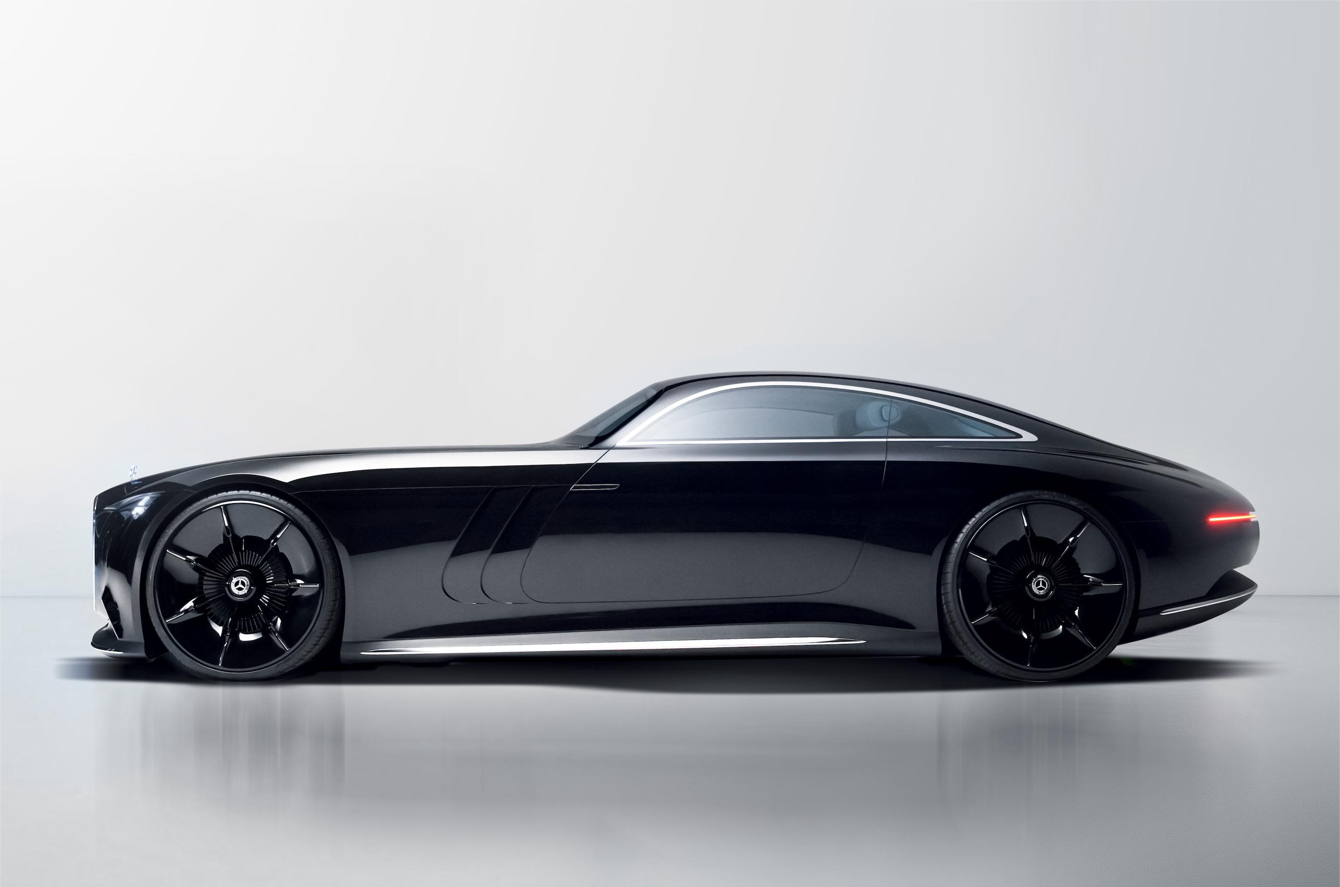 新车|全新双门跑车/又见发光前脸?奔驰Vision Iconic概念车亮相(图3) 奔驰盾形发光格栅设计_奔驰Vision Iconic概念车_奔驰新款轿车