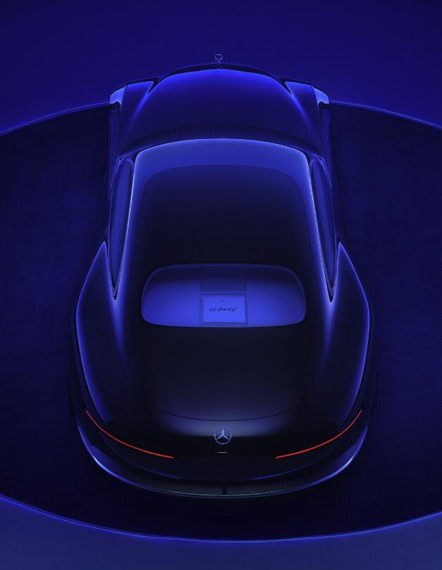 新车|全新双门跑车/又见发光前脸?奔驰Vision Iconic概念车亮相(图7) 奔驰新款轿车_奔驰盾形发光格栅设计_奔驰Vision Iconic概念车