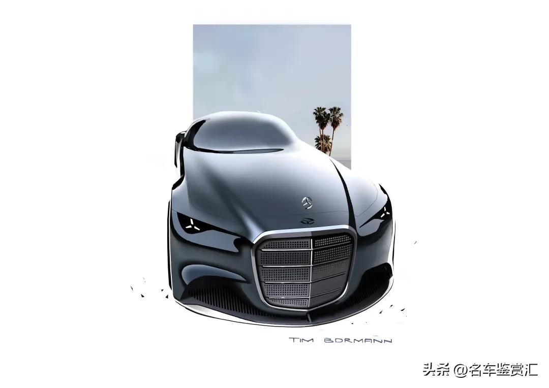 既复古又现代,全新梅赛德斯-奔驰Vision Iconic概念车(图14) 奔驰新款轿车_奔驰Vision Iconic概念车设计 _ 奔驰复古电动车设计理念