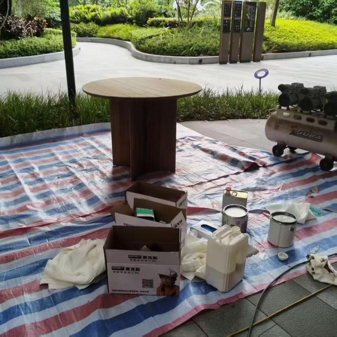 柚木户外家具翻新保养,选油漆还是木蜡油?(图3) 赛克斯木蜡油户外家具保养_柚木户外家具木蜡油翻新_翻新旧家具