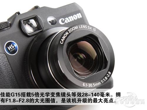 一门三杰 佳能G系列经典专业相机推荐(图9) G15