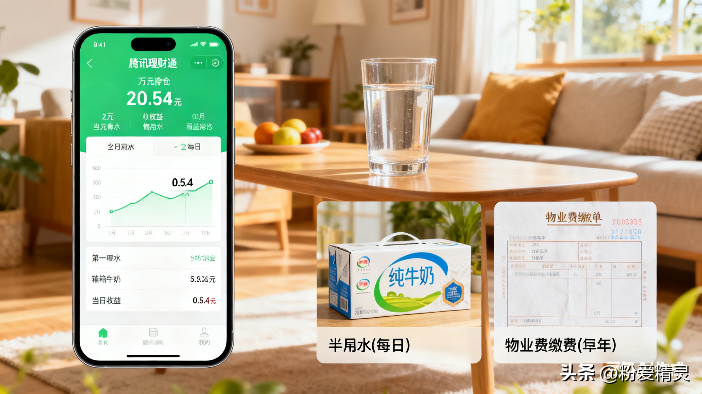 2-5万闲钱放腾讯理财通:日收益多少?年赚够抵3月电费(图2) 腾讯理财通七日年化收益率_2-5万闲钱理财通收益计算_每万份收益是什么意思