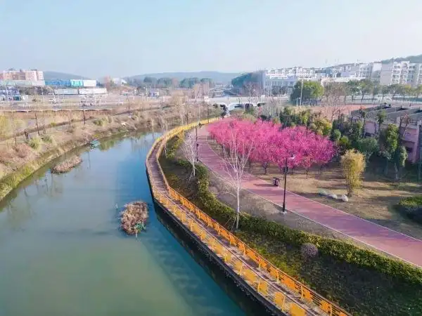 华中科技大学东校区_华中科技大学湖溪门 东湖风景 湖溪河整治