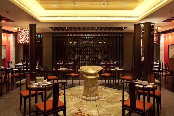 北京餐饮空间设计_建国酒家软装设计_餐饮店面装饰设计图片
