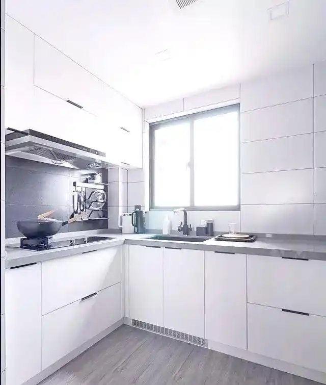 橱柜拉手设计完全揭秘:实用与美感兼备(图21) 橱柜拉手设计_橱柜拉手选择_暗拉手橱柜设计