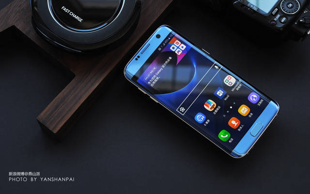 图说珊瑚蓝版三星Galaxy S7 edge，依然最美曲屏机
