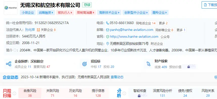 盘点那些“消失”了的国内民用无人机公司(图8) 企查查无人机失信公司名单_无人机创业公司消失列表_零度农业植保无人机