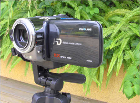 国产中高档DV技术突破_国产数码摄像机报价_菲星HDV990光学变焦