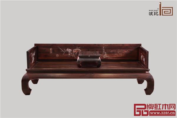 广东小叶紫檀价格趋势,波记家具为您解析小叶紫檀价格以及鉴别方法(图2) 波记家具:印度小叶紫檀罗汉床