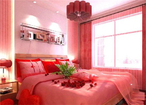 婚房布置效果图_婚庆新房布置图片大全_喜庆浪漫婚房布置