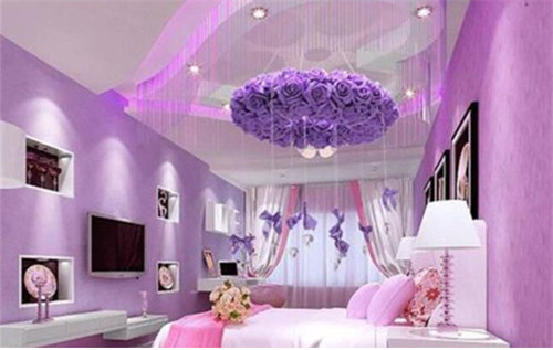 婚庆新房布置图片大全_喜庆浪漫婚房布置_婚房布置效果图