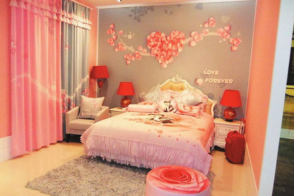 婚庆新房布置图片大全_布置婚房卧室图片大全_中式婚房布置