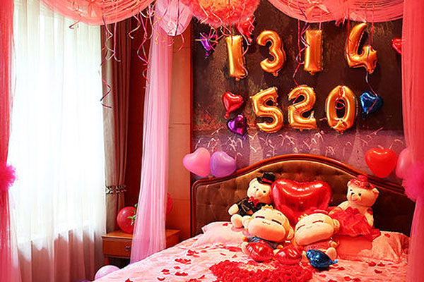 中式婚房布置_婚庆新房布置图片大全_布置婚房卧室图片大全