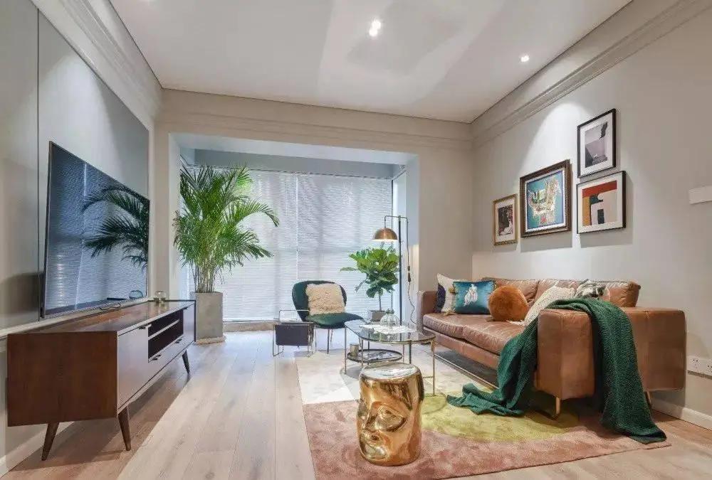 小户型客厅设计_现代简约客厅装修_小户型客厅温馨装修