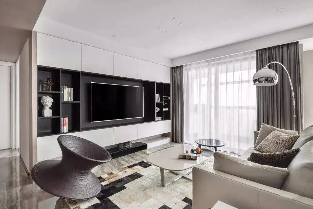 小户型客厅设计_现代简约客厅装修_小户型客厅温馨装修