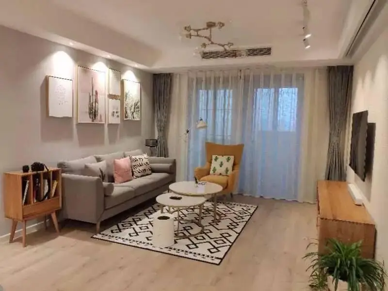 现代简约客厅装修_小户型客厅设计_小户型客厅温馨装修