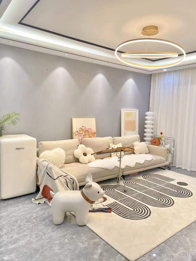 90后宝妈85平米小家布置_精致高级家装案例分享_90房子装修设计效果图