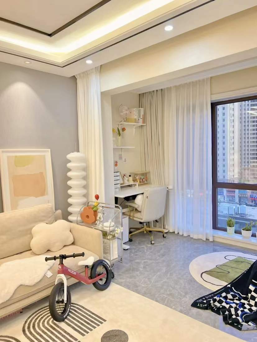 90后宝妈85平米小家布置_精致高级家装案例分享_90房子装修设计效果图