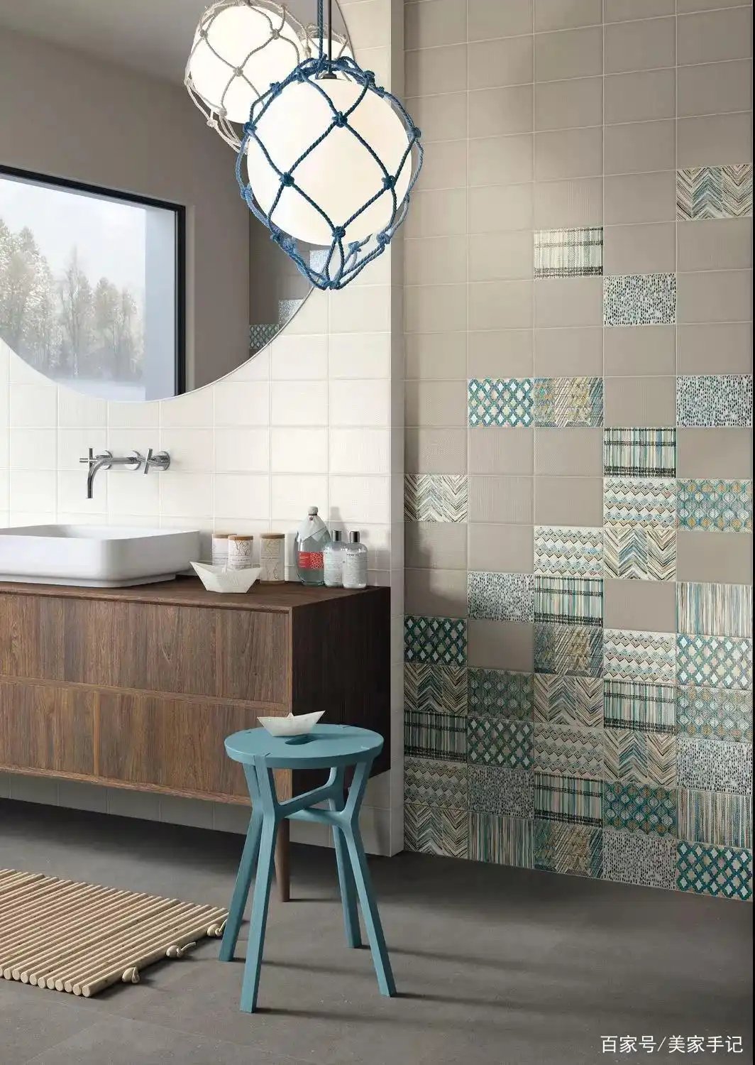 瓷砖怎么做拼花_创意瓷砖装饰案例_高级瓷砖铺贴方法