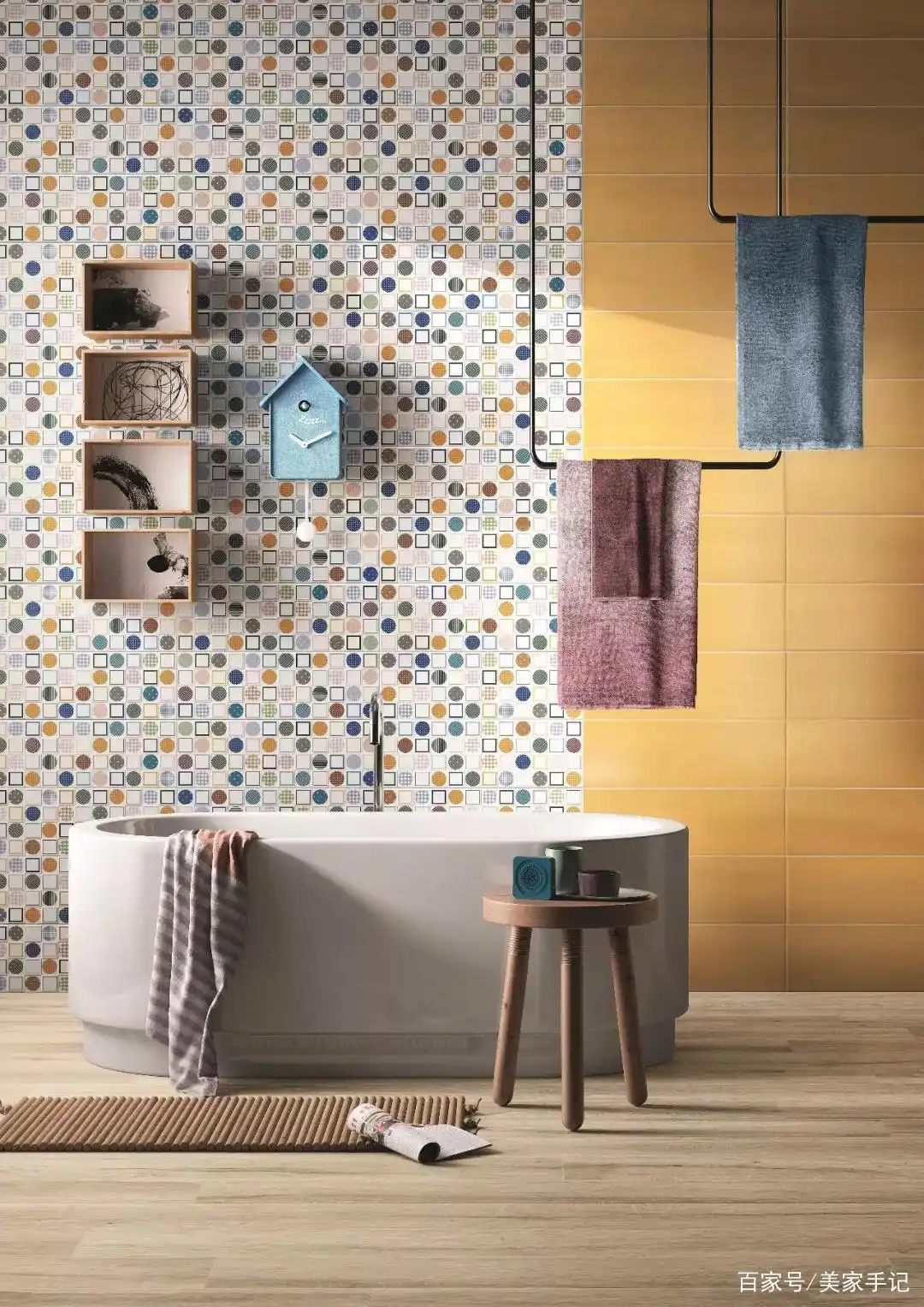 高级瓷砖铺贴方法_瓷砖怎么做拼花_创意瓷砖装饰案例