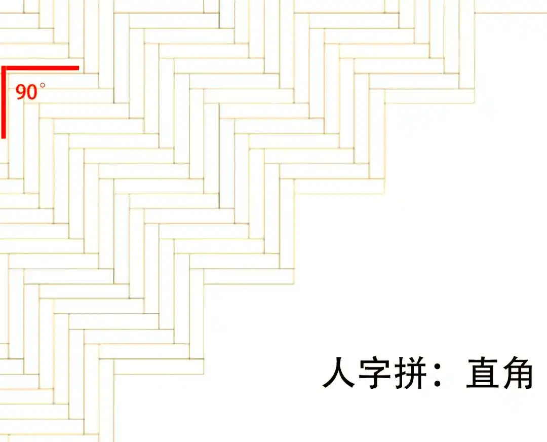 鱼骨拼接法 人字形铺贴法_瓷砖怎么做拼花_瓷砖创意铺贴方式