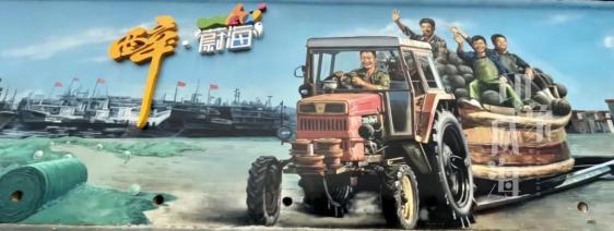 个性墙面涂鸦图片大全_威海彩绘街道_新威附路艺术街区