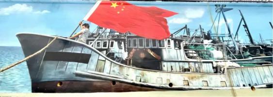 个性墙面涂鸦图片大全_威海彩绘街道_新威附路艺术街区