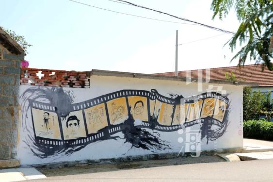 威海彩绘街道_个性墙面涂鸦图片大全_新威附路艺术街区