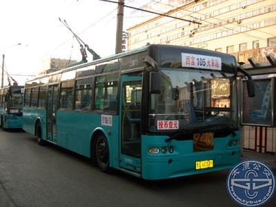 太原BD562无轨电车_562电车_官地矿BD562电车历史