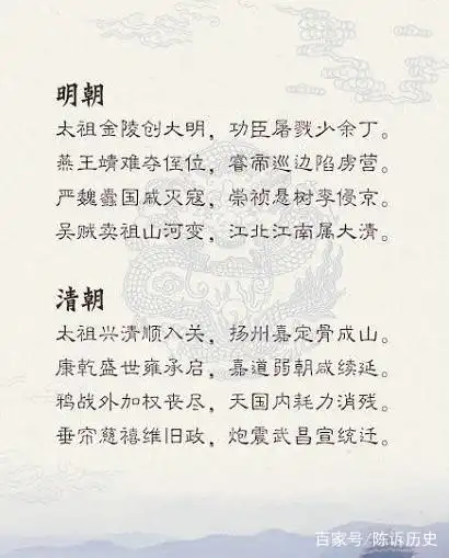 历史最全各朝代顺序表歌谣(完整珍藏版),不能不会的历史常识!(图8) 历史朝代顺序歌及中国历史科技文化主要成就_中国历史歌谣_三皇五帝夏商周历史歌谣