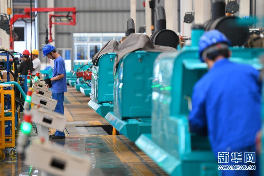 “智慧工厂”引领“生产节拍”——走进山河智能一探究竟(图6) (落实“六稳”“六保”企业见闻·图文互动)(6)“智慧工厂”引领“生产节拍”——走进山河智能一探究竟