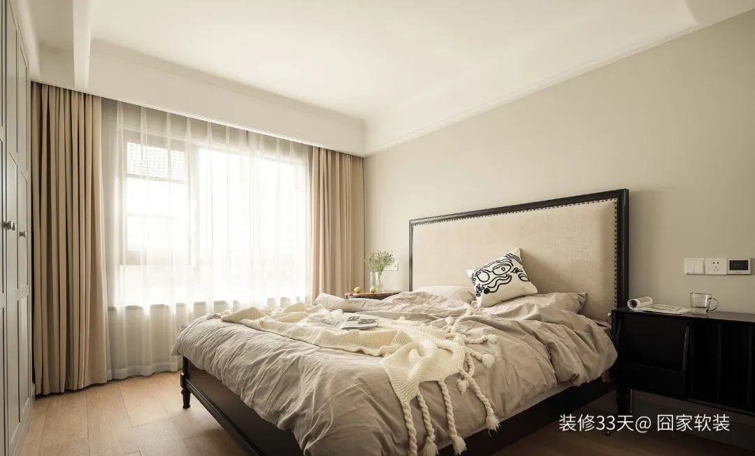 温柔色系清新复古斜顶跃层大宅(图11) 跃层式楼梯 装修_莫兰迪色系装修案例_老房改造设计