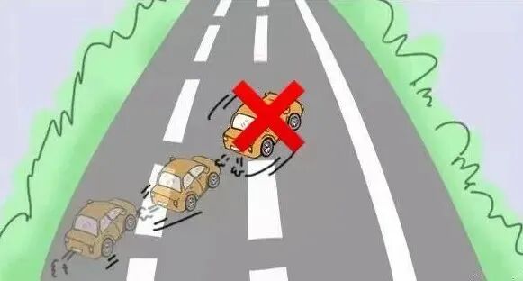 “刀片式”超车!害人害己!(图9) 变道安全技巧_高速公路超车安全_左车变道遭右车两次加速