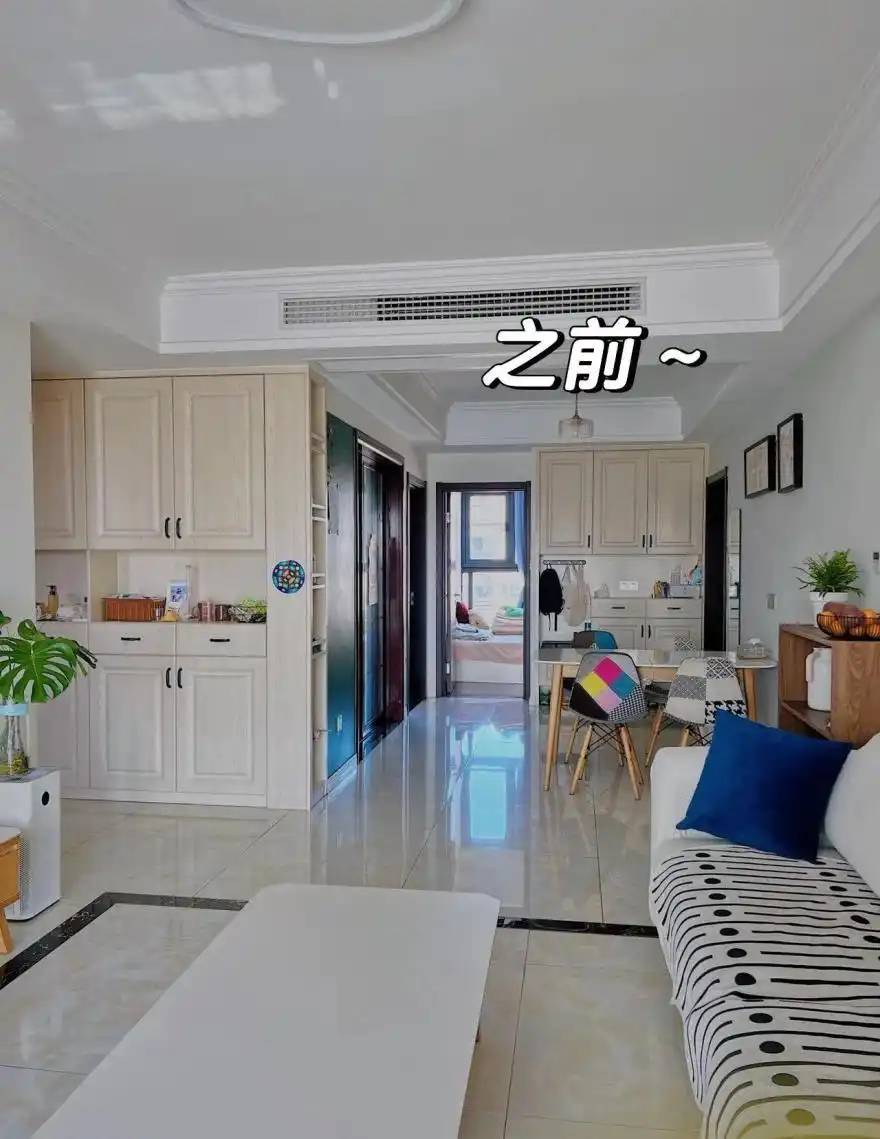 中古风客厅布置_二手房改造翻新_二手房软装改造