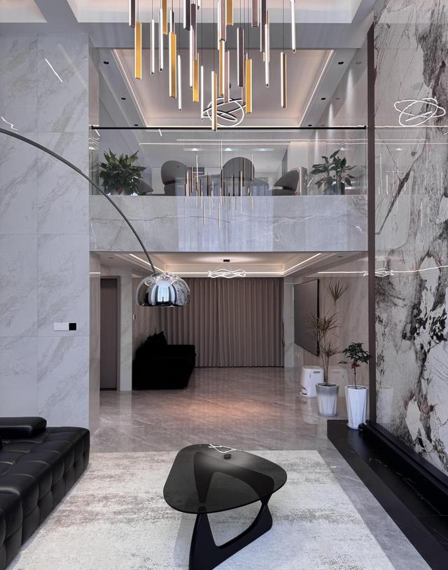 不听劝坚持全屋瓷砖上墙,高级美观好打理,住10年干净如新,真香(图12) 客厅电视瓷砖背景墙效果图2025_发热抗菌瓷砖_恒温脚感瓷砖