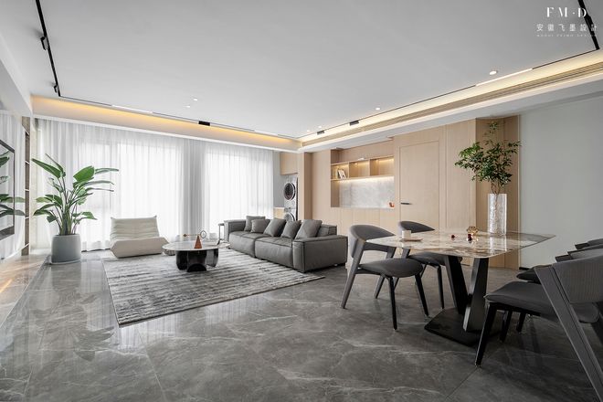 若是客厅阳台打通了，洗衣机我一定要藏起来，这3个方案不会出错