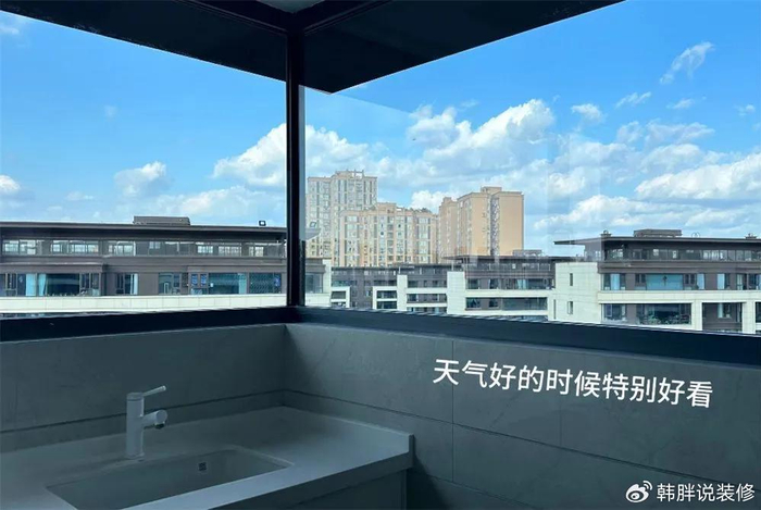 “一梯一户”的快乐谁能懂?电梯间改成“洗衣房”,太实用了!(图8) 滚筒洗衣机装修效果图_一梯一户洗衣房设计_一梯一户电梯间改造