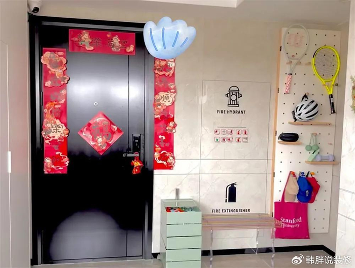 “一梯一户”的快乐谁能懂?电梯间改成“洗衣房”,太实用了!(图10) 滚筒洗衣机装修效果图_一梯一户电梯间改造_一梯一户洗衣房设计