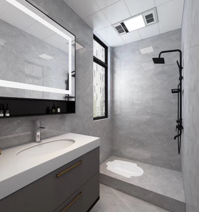 论装修小白是怎么20万搞定全屋装修设计的——家电家具篇(图8) 滚筒洗衣机装修效果图_性价比高家具家电推荐_四线小城市115平米现代简约装修家电家具汇总