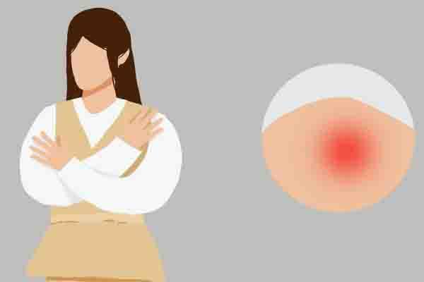 女性来月经之前,胸部为什么会胀痛?(图3) 经期前胸部胀痛原因_胸部增生怎么办_月经要来了,胸部胀痛怎么回事