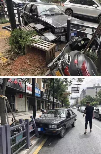 大妈横穿马路致使轿车撞护栏，交警这样判！