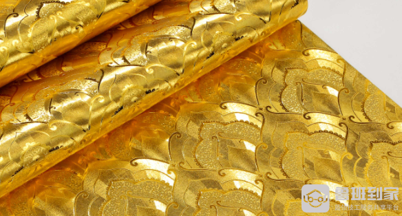 金箔壁纸好用吗?怎么贴不显缝(图2) 金箔壁纸怎么贴不显缝