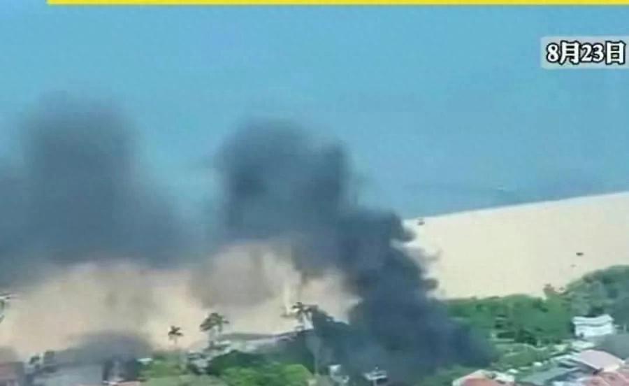 突发！厦门观音山商业街烧烤店大火，消防紧急扑救