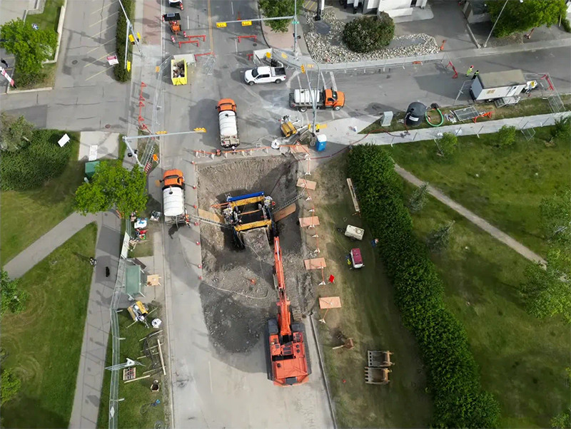 加拿大卡尔加里PCCP爆管事件_供水管道抢修方案_PCCP管道断丝检测隐患抢修