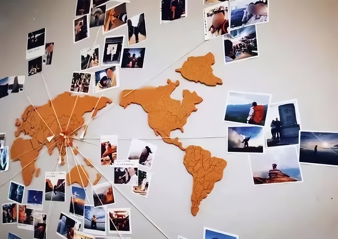 纸胶带墙面艺术_DIY照片墙_照片墙制作方法