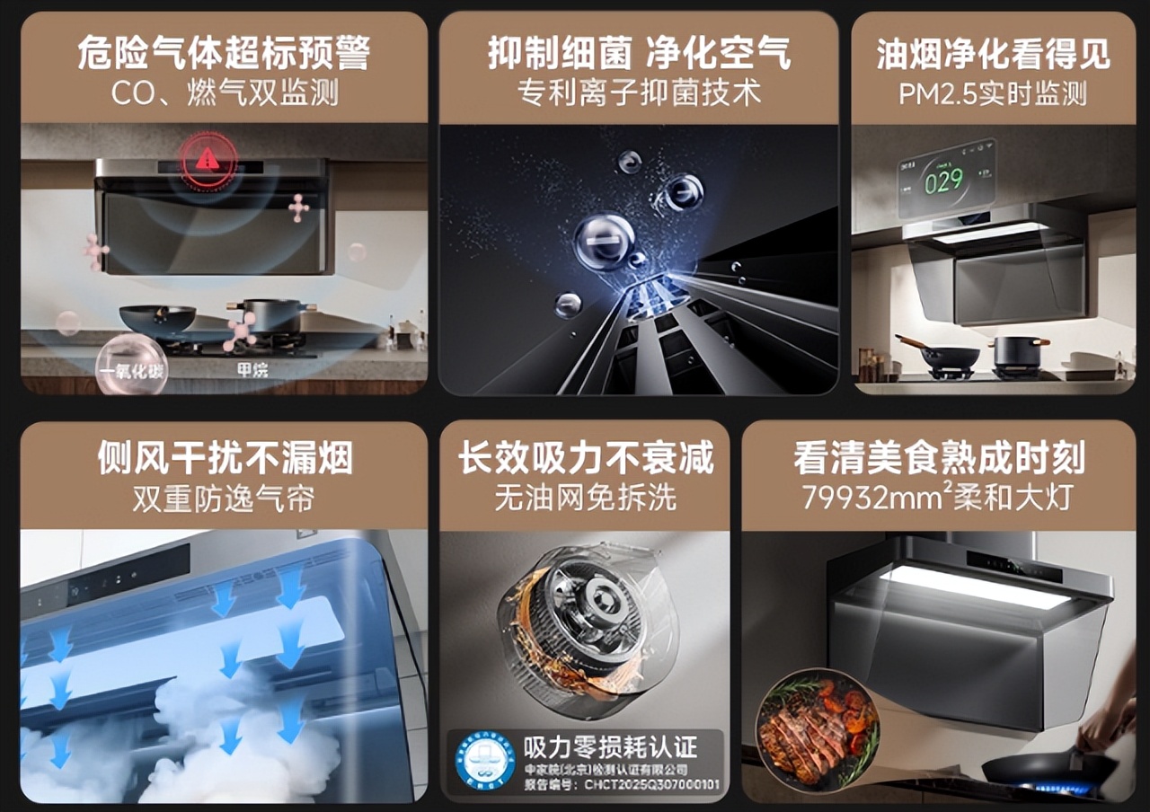 开放式厨房橱柜图片_开放式厨房油烟机选购指南_深罩型油烟机推荐