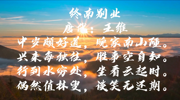 王维终南别业解读_终南别业题目怎么理解_终南山诗词赏析